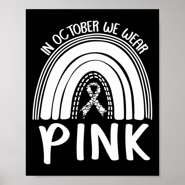 Póster Mes de sensibilización sobre el cáncer (Frente)