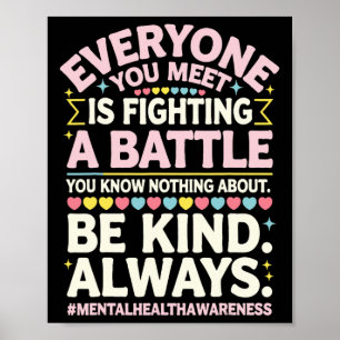 Póster Mes de Sensibilización sobre Enfermedades de Salud