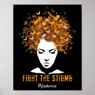 Póster Mes de sensibilización sobre leucemia contra el es