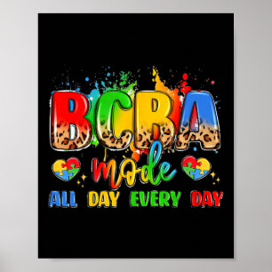 Póster Mes del autismo Día Mundial de Concienciación sobr