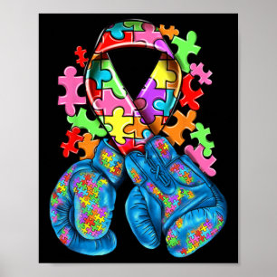Póster Mes del autismo Día Mundial de Concienciación sobr