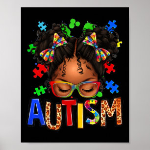 Póster Mes del Autismo Día Mundial de Concienciación sobr