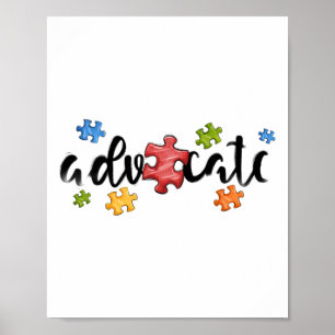 Póster Mes del autismo Día Mundial de Concienciación sobr