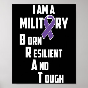 Póster Mes del niño militar Morple Up Pride Brave Brat