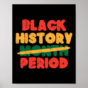 Póster Mes del Patrimonio Histórico Afroamericano Mujeres