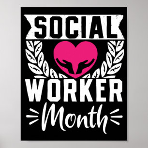 Póster Mes del trabajador social