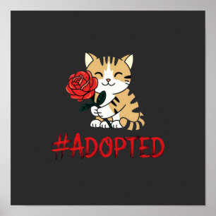 Póster Mes Nacional de la Adopción Celebra la Conciencia