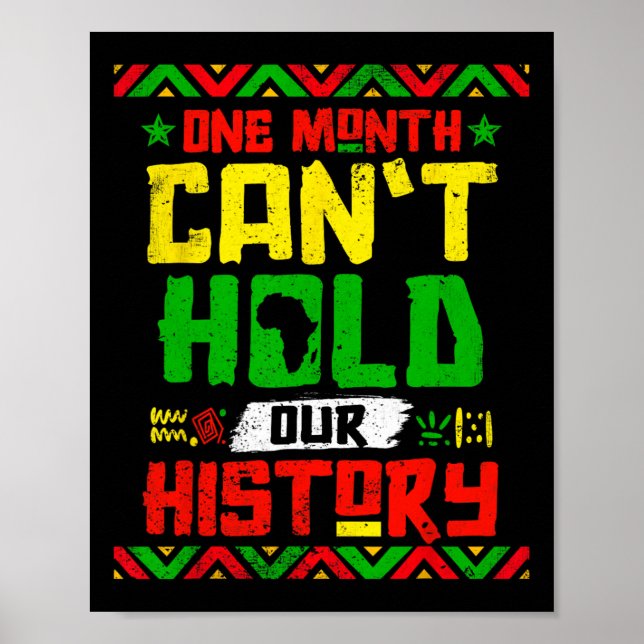 Póster Mes no puede mantener nuestra historia como chatar (Frente)