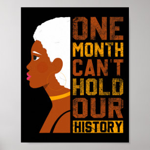 Póster Mes no puede mantener nuestra historia en la histo