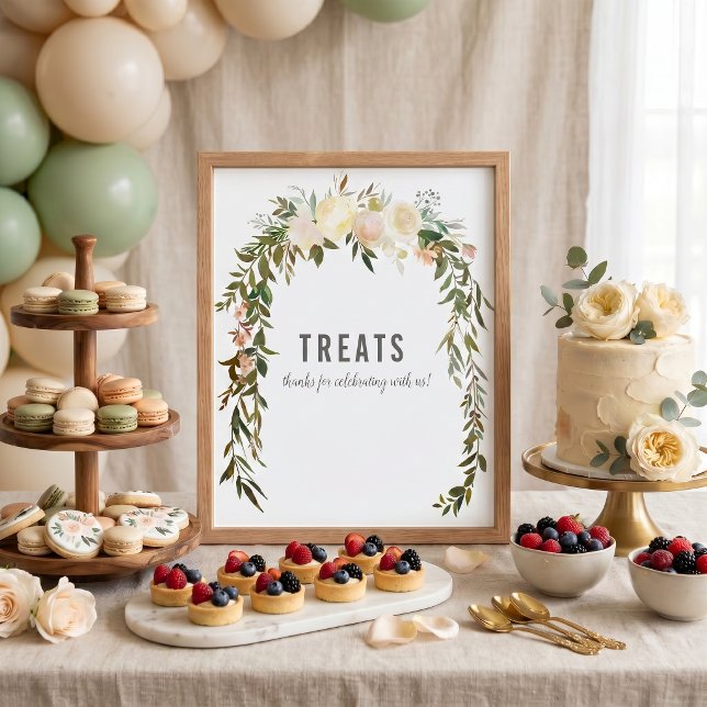 Póster Mesa de Dulces Elegantes Rosa para Baby Sprinkle S (Subido por el creador)