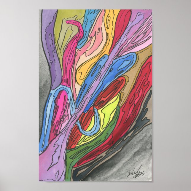 Póster Mesa de Floristería (Frente)