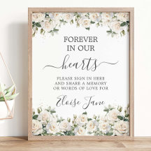 Mesa de memoria de los funerales conmemorativos fl