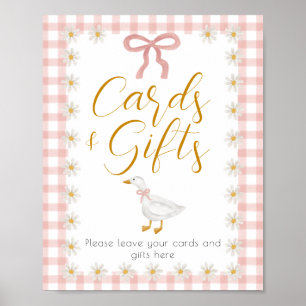 Póster Mesa de regalos para baby shower de Silly Goose Pi