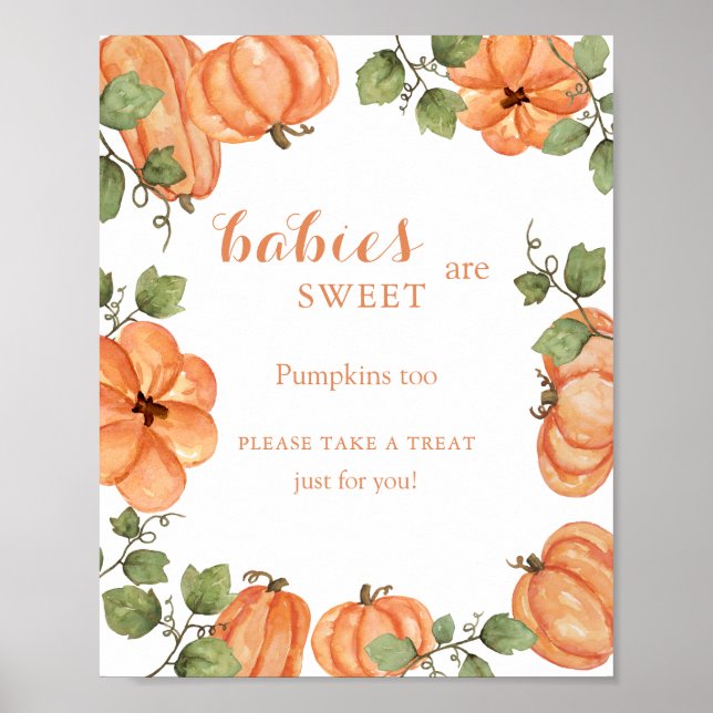 Póster Mesa Dulce de Parche de Calabazas (Frente)