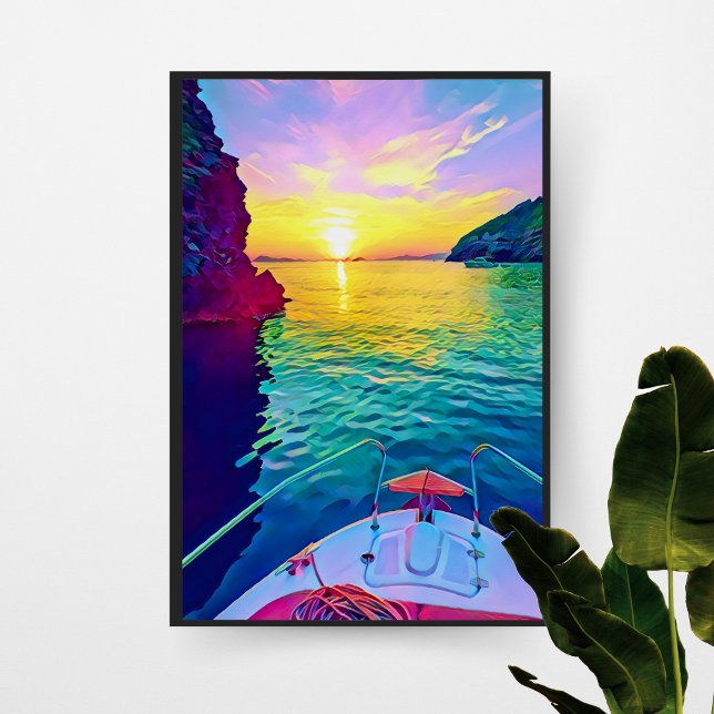 Póster Mesmerizando el paisaje marino del atardecer - Fra (Subido por el creador)