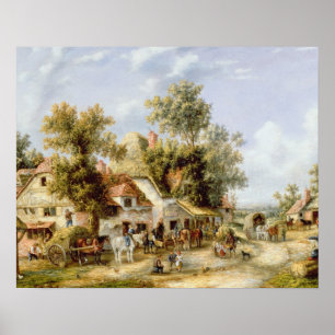 Póster Mesón del borde del camino