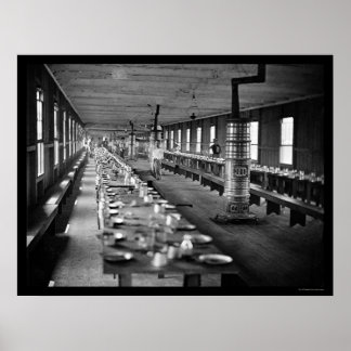 Póster Mess Hall, Harewood Hospital, Washington, DC 1865