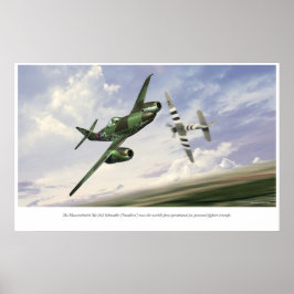 Póster Messerschmitt Me 262