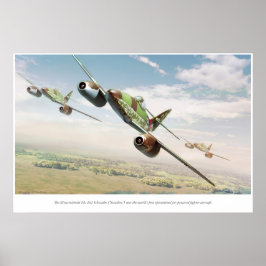 Póster Messerschmitt Me 262