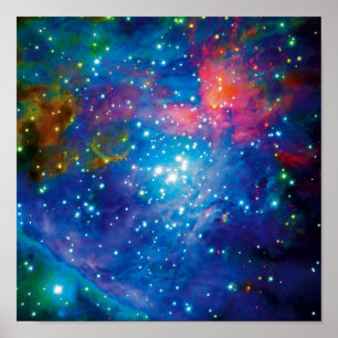Póster Messier 42 Orion Nebula Infrared ESO Space Photo