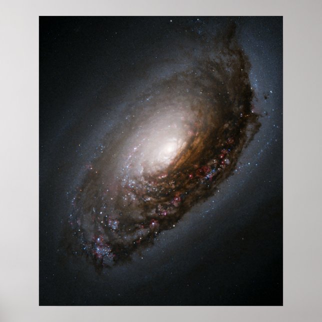 Póster Messier 64 - La galaxia "Black Eye" (Frente)
