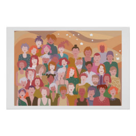 poster met groep mensen