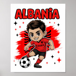 Póster Meta del niño de Alnia Bandera de Alnia para niños