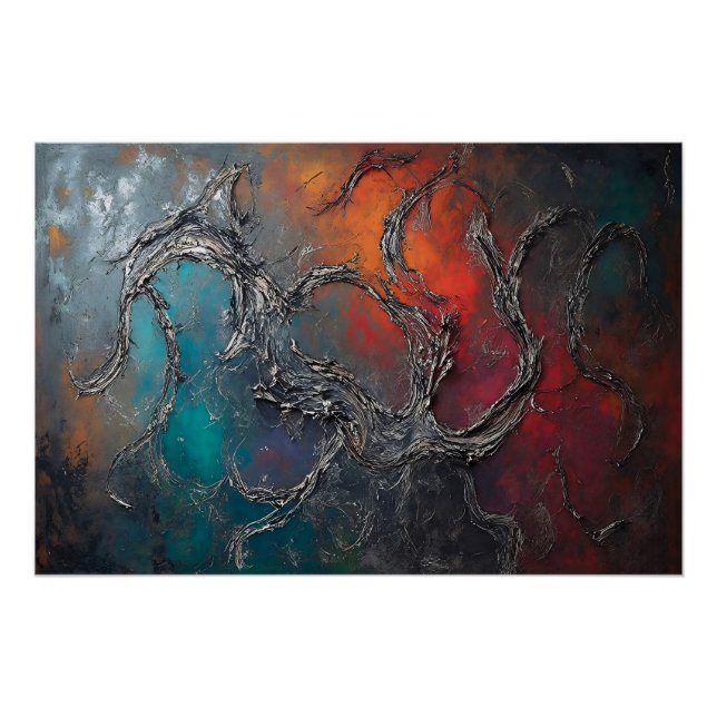 Póster Metal Webs in Flames (Anverso)