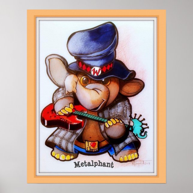 Póster Metalfant con Poster de guitarra - varios tamaños (Frente)