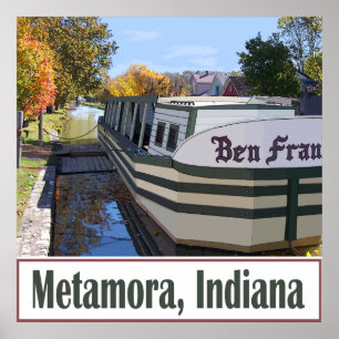 Póster Metamora Indiana