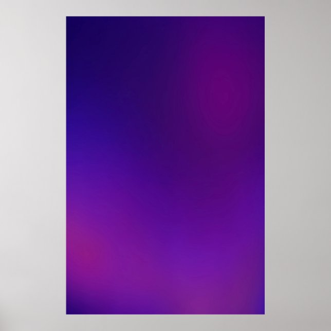 Póster Metamorfosis 1 Elegancia azul púrpura (Frente)