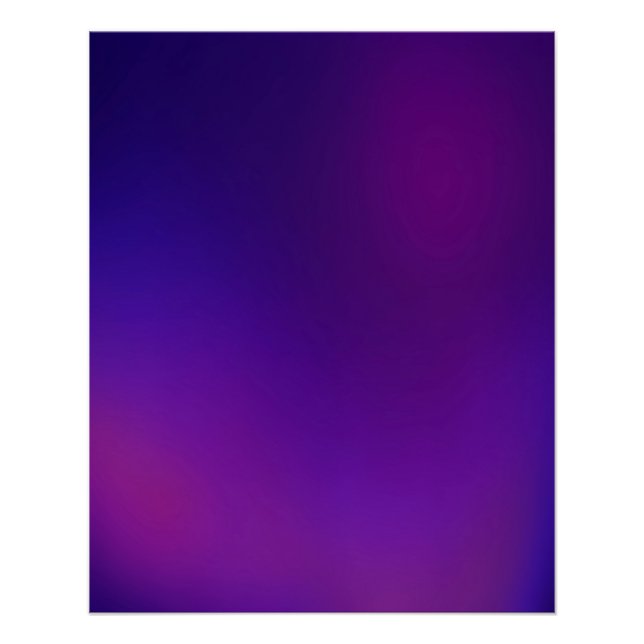 Póster Metamorfosis 1 Elegancia azul púrpura (Anverso)