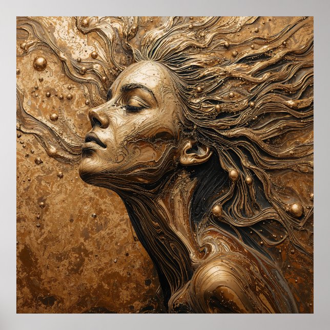 Póster “Metamorphosis of Light” – A Surreal Portrait (Frente)