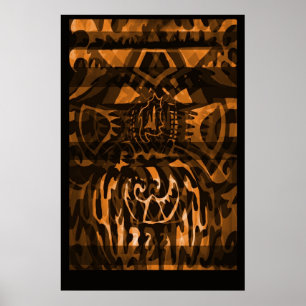 Póster MetaState - Poster Naranja