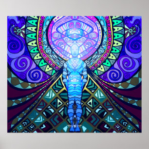 Póster Metatron "ángel del pensamiento "