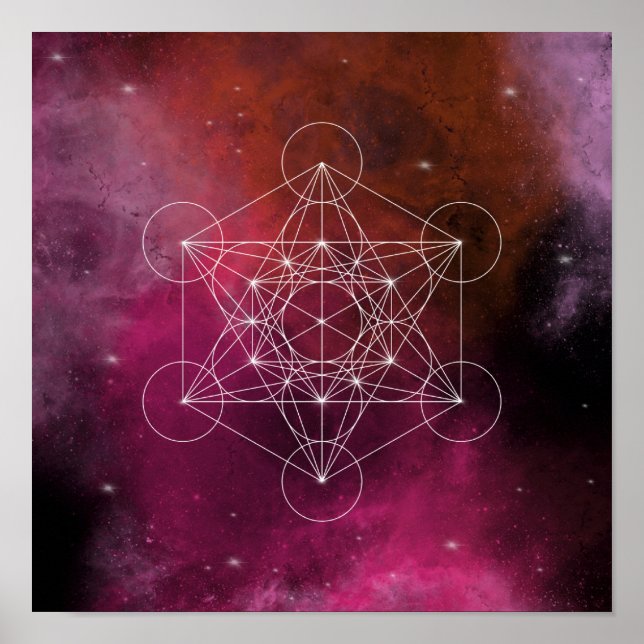 Póster Metatron arcangel zen (Frente)