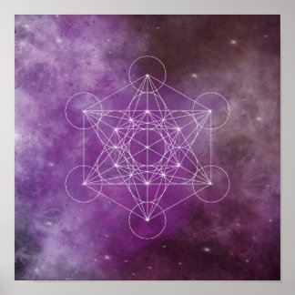 Póster Metatron, chakra,zen,sacred geometric, angel