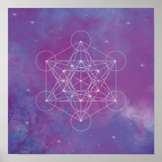 Póster Metatron, chakra,zen,sacred geometric, angel,