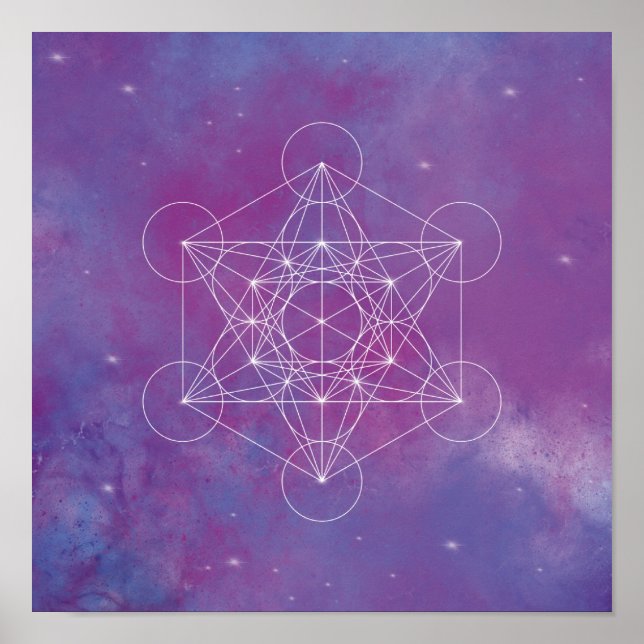 Póster Metatron, chakra,zen,sacred geometric, angel, (Frente)