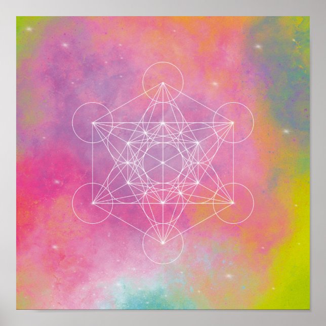 Póster Metatron zen arcángel (Frente)