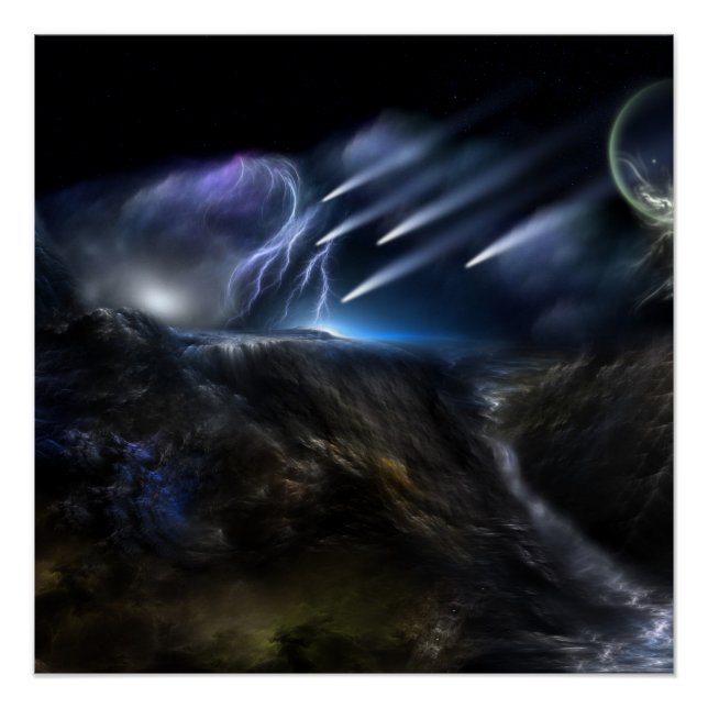 Póster Meteores (Anverso)