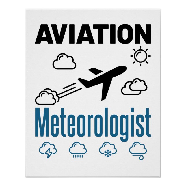 Póster Meteorología de la aviación (Anverso)