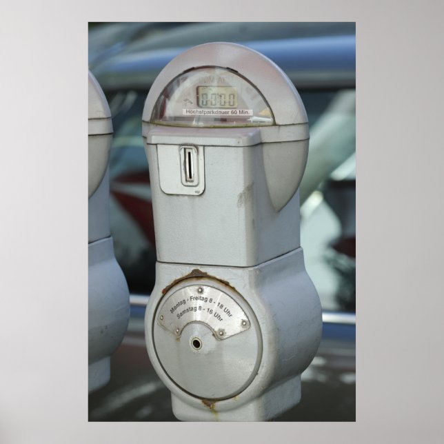 Póster Meter de estacionamiento (Frente)