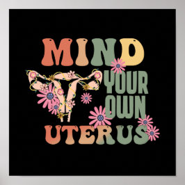 Póster Métete En Su Propio Uterus