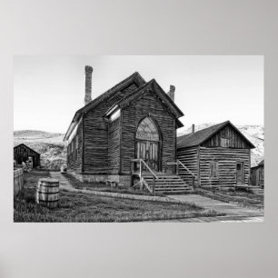 Póster METHODIST CHURCH at BANNACK MONTANA GHOST TOWN