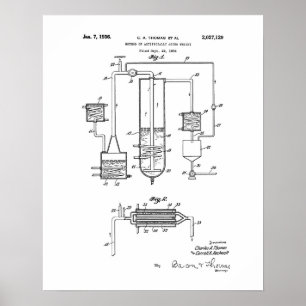 Póster Método de reactivación artificial de la patente 