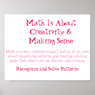 Póster Métodos matemáticos: Poster-reconocer y resolver p