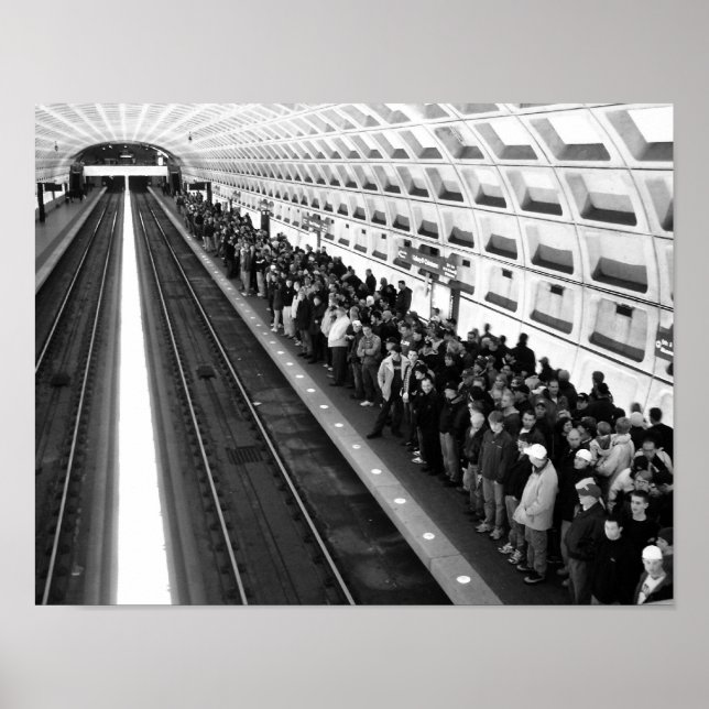 Póster Metro B&W 11x14 (Frente)
