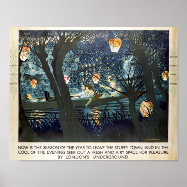 Póster Metro de Londres 1908-1933 (Frente)