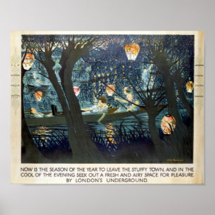 Póster Metro de Londres 1908-1933